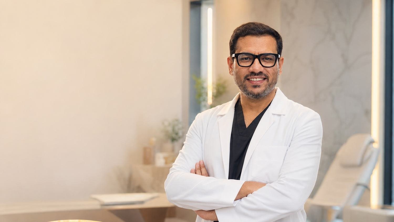 Dr Gaurav Solanki, Hair Transplant Surgeon in Gurgaon, at Cult Aesthetics clinic