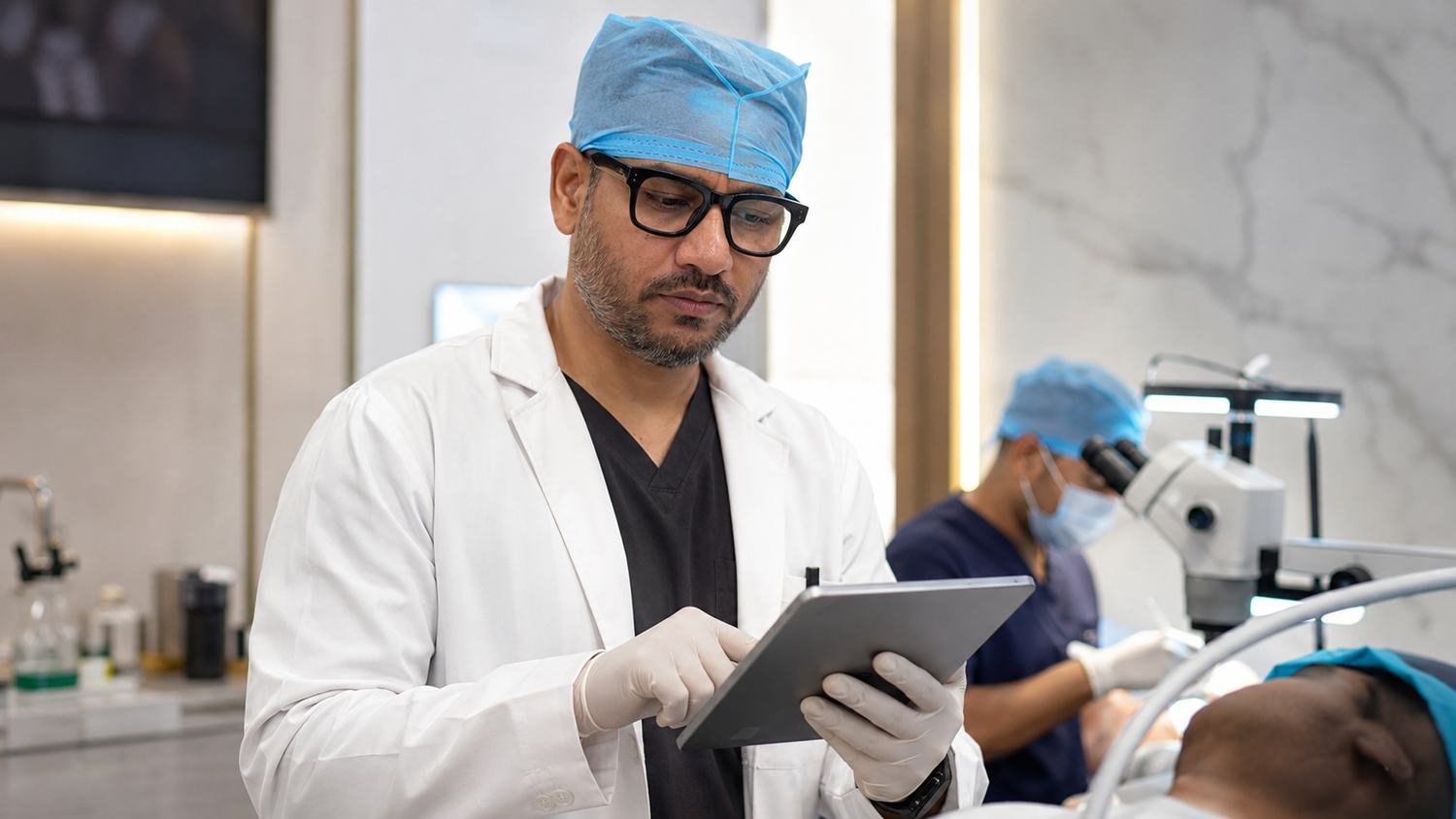 Doctor-supervised graft planning by Dr Gaurav Solanki