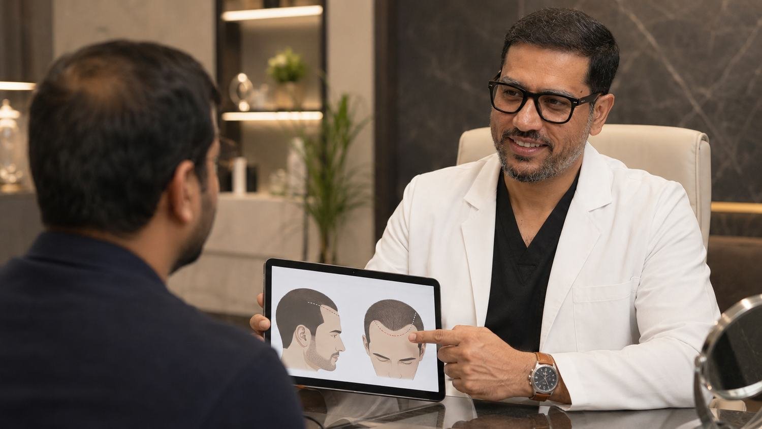 Dr Gaurav Solanki explains hair transplant techniques